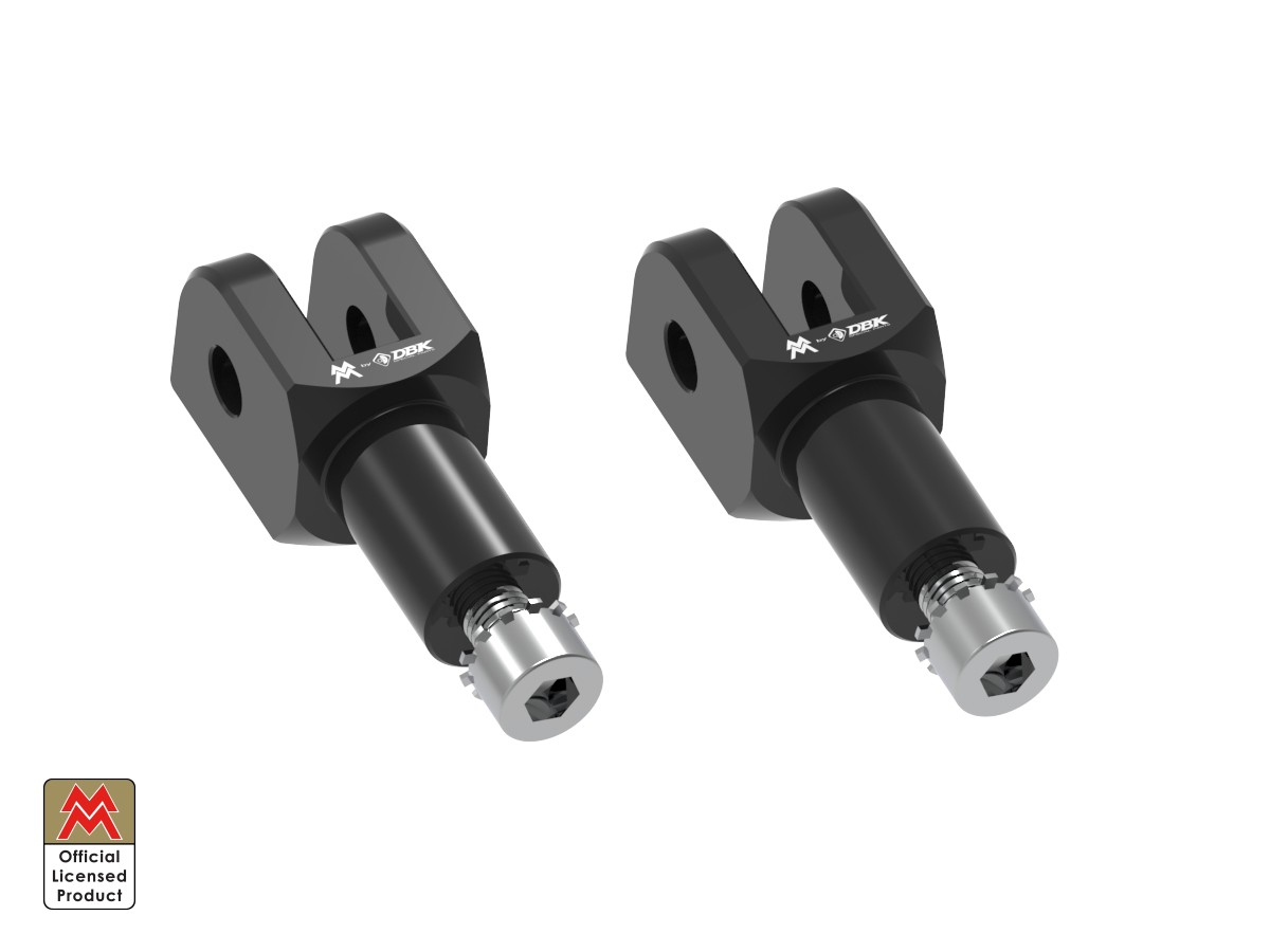 DBK Special Parts (Ducabike) Rider Foot peg Adapters for DBK Racing and Sport Footpegs For Moto Morini DBK Special Parts (Ducabike) Rider Foot peg Adapters for DBK Racing and Sport Footpegs For Moto Morini